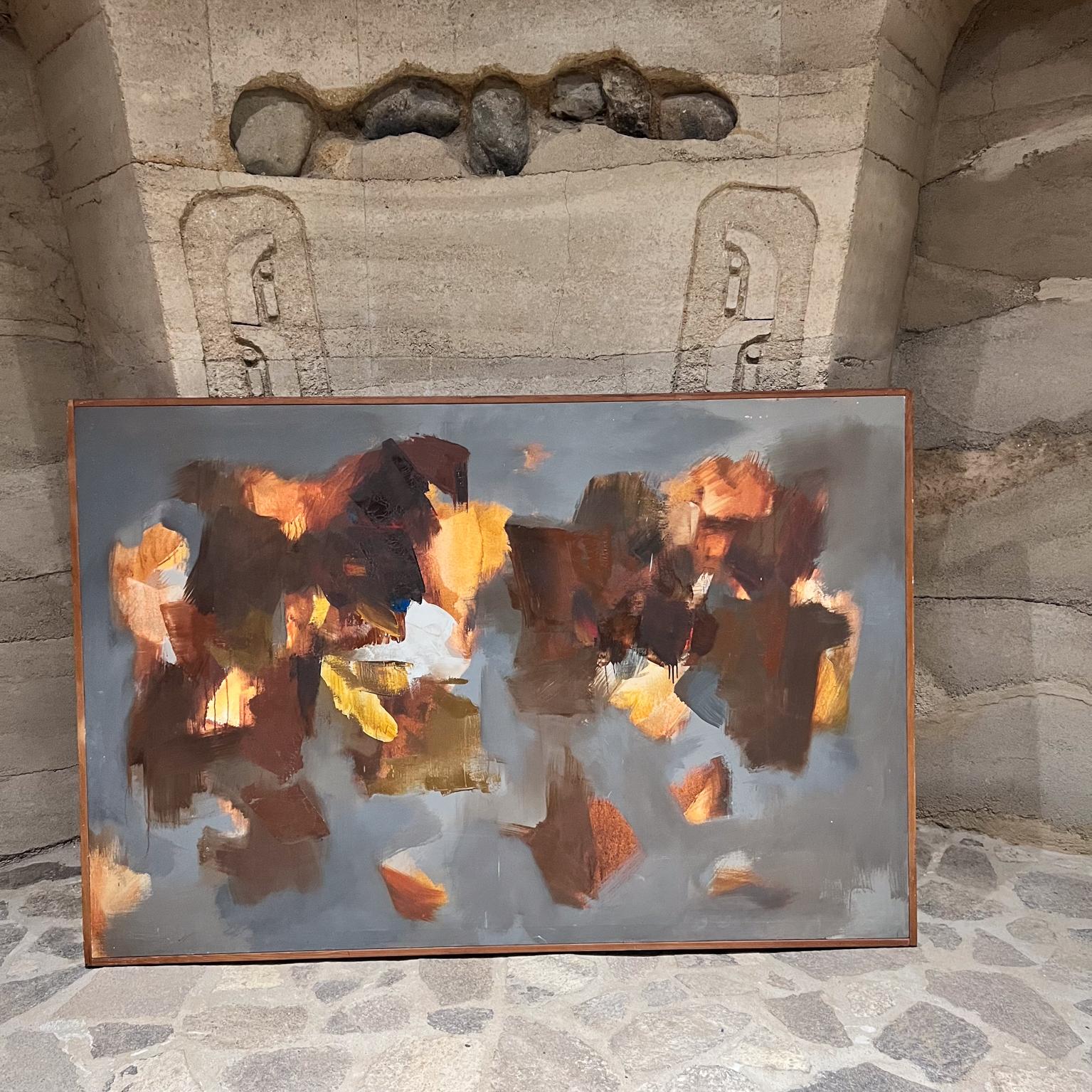 1972 Monumentale opera d'arte B. T. Kim Olio astratto su tela in vendita 2