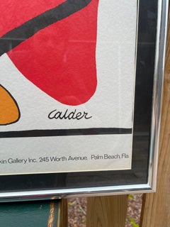 1972 Alexander Calder Vintage "Aubusson Tapestries" Modern Exhibition Poster