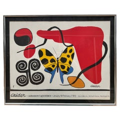 1972 Alexander Calder Vintage "Aubusson Tapestries" Modern Exhibition Poster