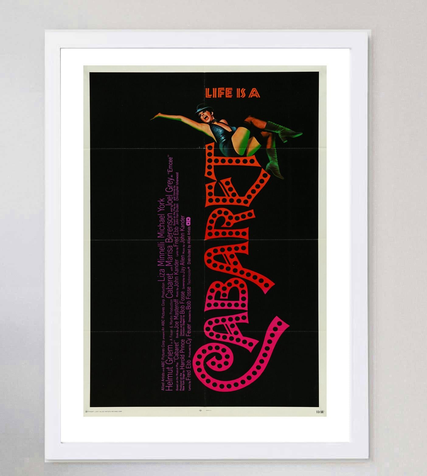 Cabaret, Original-Vintage-Poster, 1972 (amerikanisch) im Angebot
