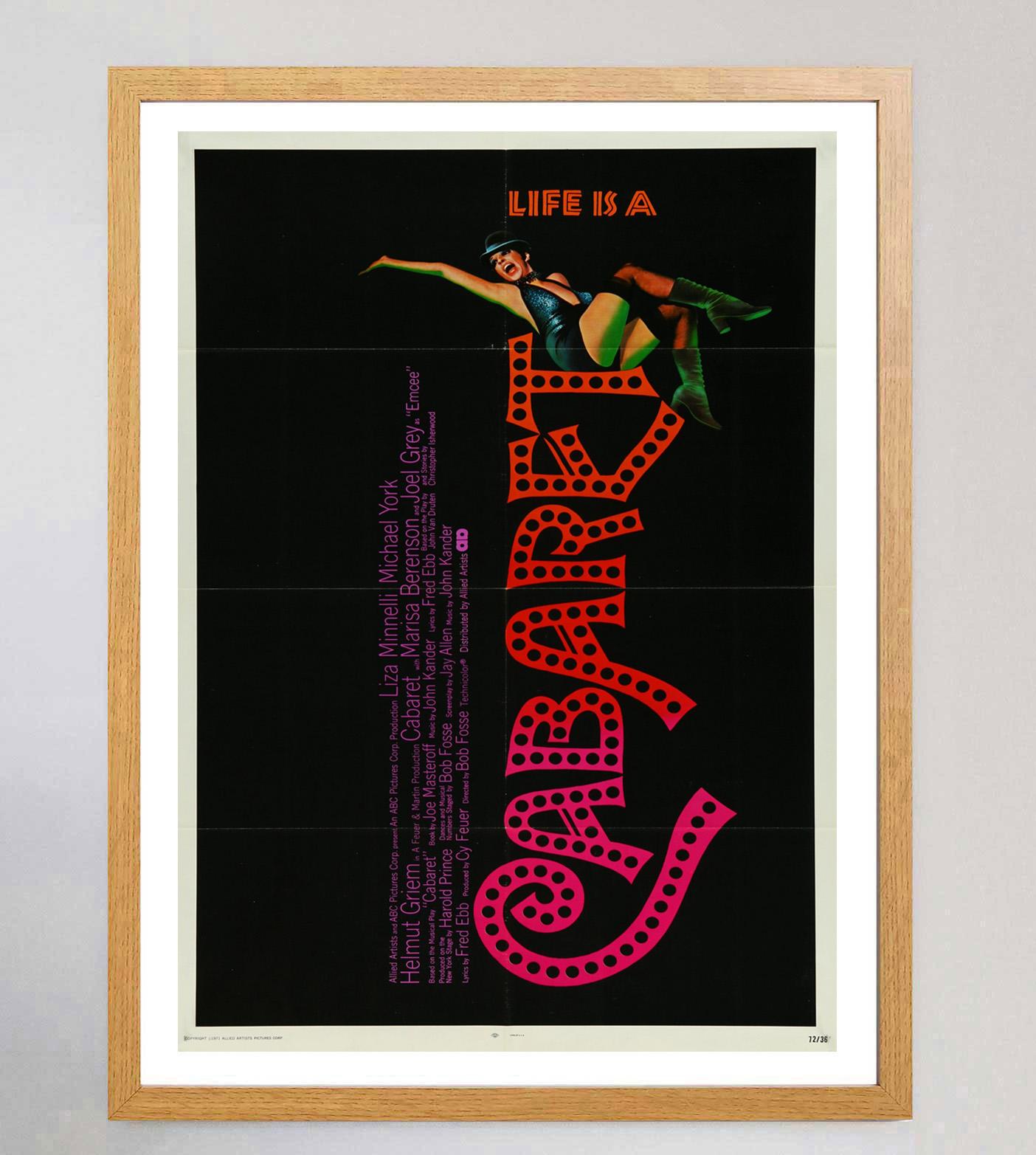Cabaret, Original-Vintage-Poster, 1972 im Zustand „Gut“ im Angebot in Winchester, GB