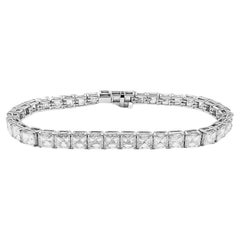 19.72 carat Asscher cut Tennis bracelet