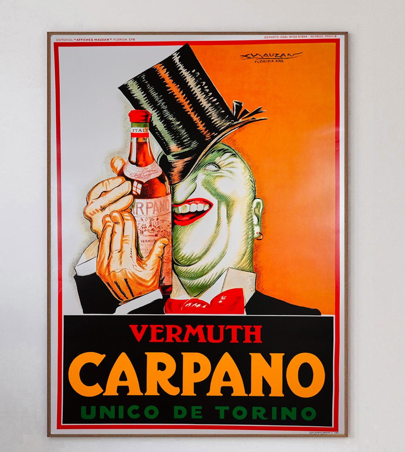 Carpano porte le nom d'Antonio Benedetto Carpano qui, en 1786, a inventé le vermouth moderne à Turin. Ce vermouth Carpano était si populaire que le magasin devait être ouvert 24 heures sur 24 pour répondre à la demande. La marque Carpano est