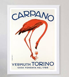 1972 Carpano Vermouth Original Vintage Poster