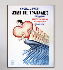 1972 Casino de Paris Original Vintage Poster
