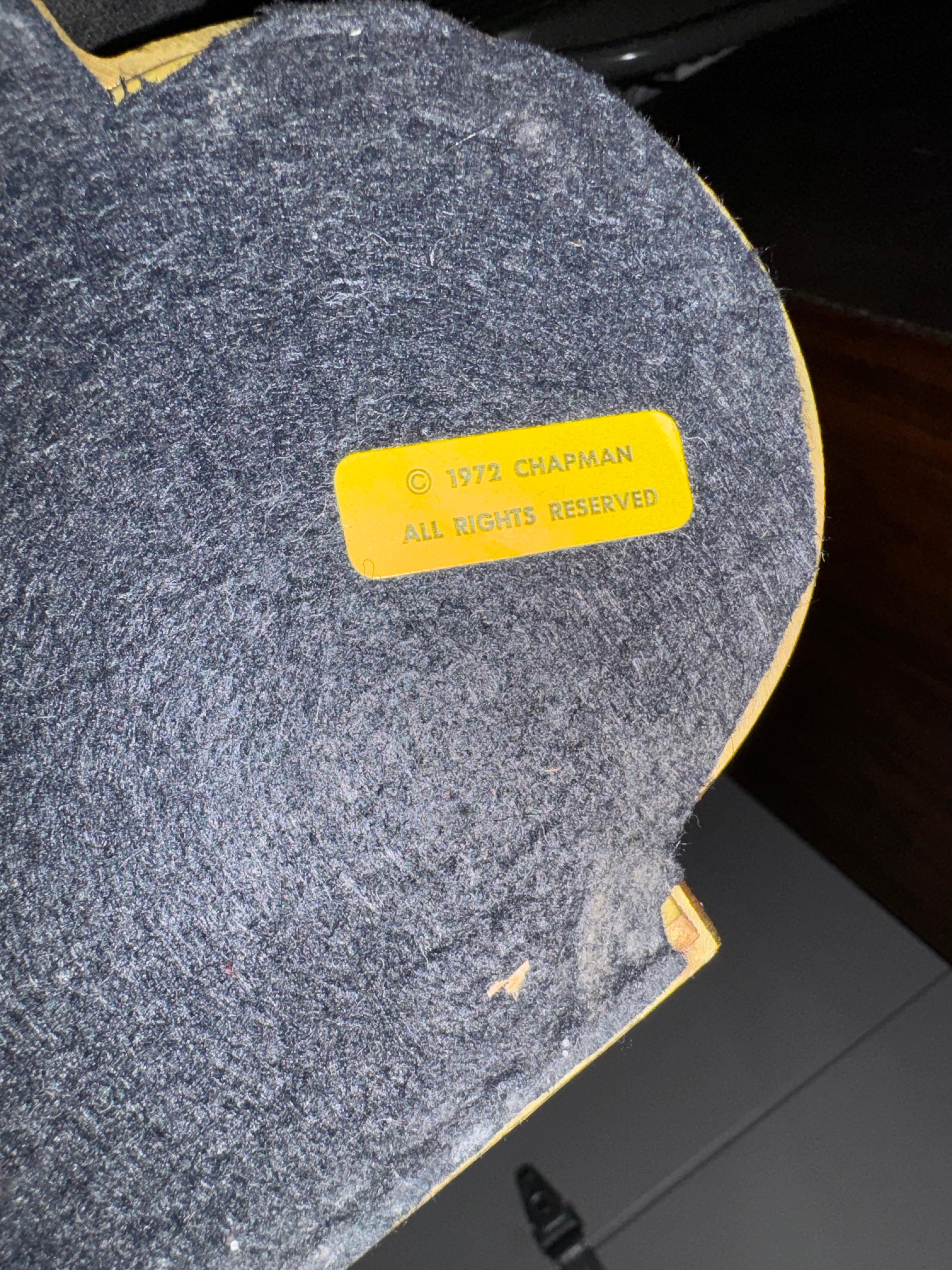 1972 Chapman Lámpara de mesa Bouillotte de latón y negro en venta 11