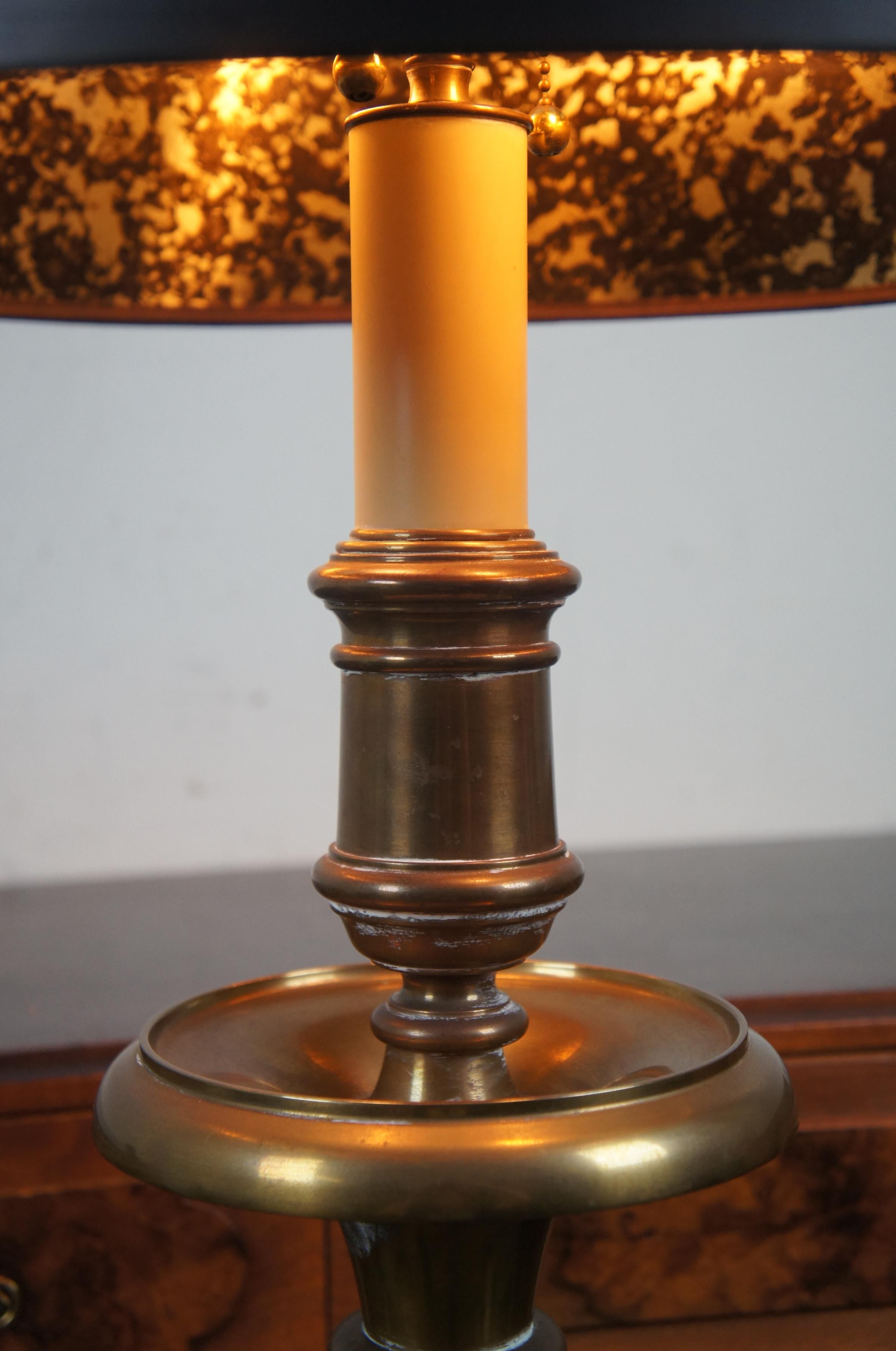 1972 Chapman Brass Floor Candlestick Lamp Traditional Hollywood Regency X739B 3