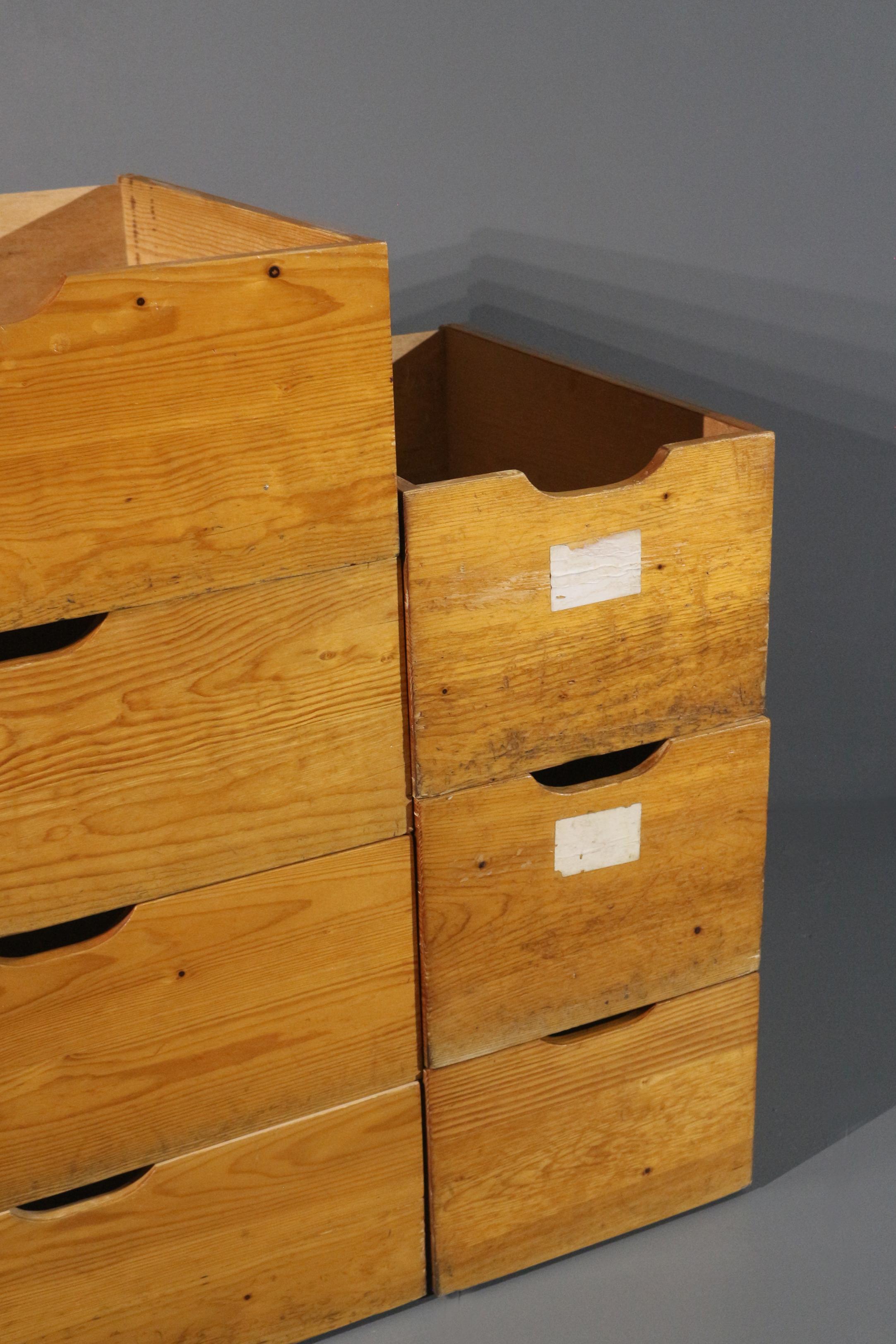 Mid-Century Modern 1972. Charlotte Perriand Storages Boxes For Sale