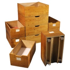1972. Charlotte Perriand Storages Boxes