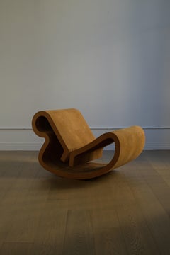 1972 Frank Gehry 'Contour' Rocking Lounge Chair by Easy Edges Inc.