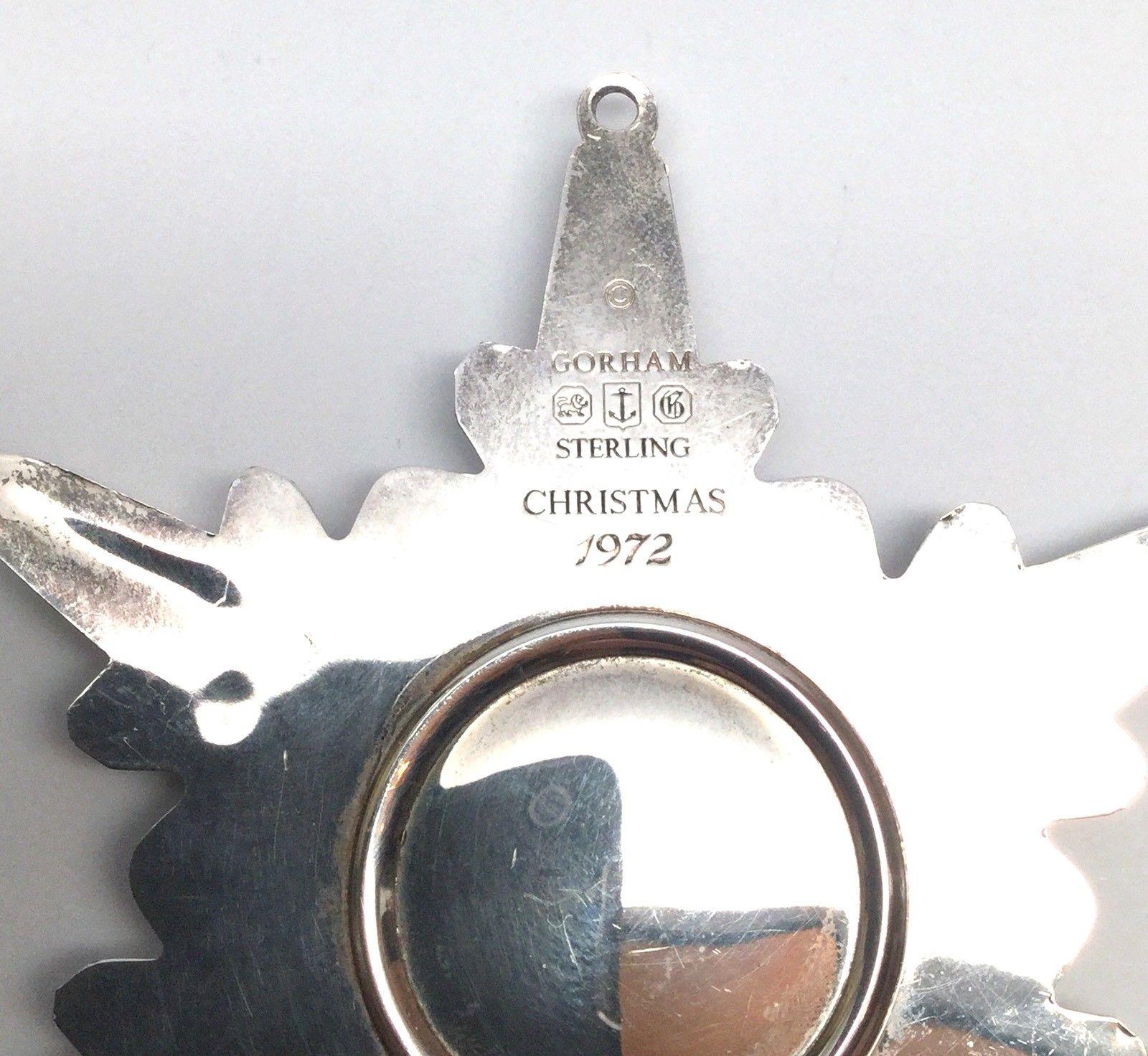 gorham silver christmas ornaments