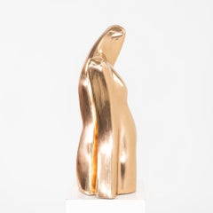 1972 Helaine Blumenfeld Polished Bronze "Silhouette" Sculpture #4 of 6 23" Tall