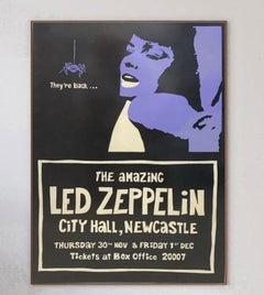 1972 Led Zeppelin - City Hall Newcastle Original Vintage Poster