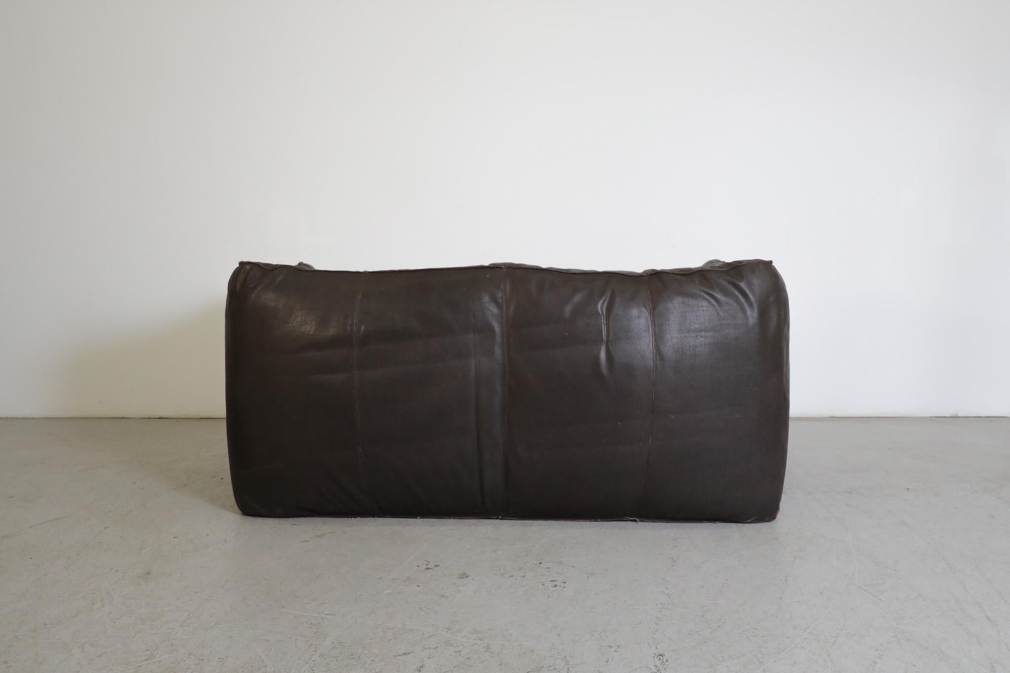 Late 20th Century 1972 Mario Bellini Leather 'Le Bambole' Sofa for B&B Italia