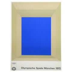 Olimpiadi di Monaco del 1972 - Poster originale d'epoca di Josef Albers