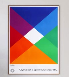 Olympische Spiele 1972 München - Max Bill Original Vintage Poster