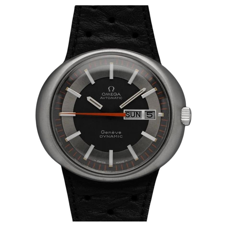 1972 Omega Dynamic Vintage Reloj de pulsera para caballero con fecha - Acero inoxidable
