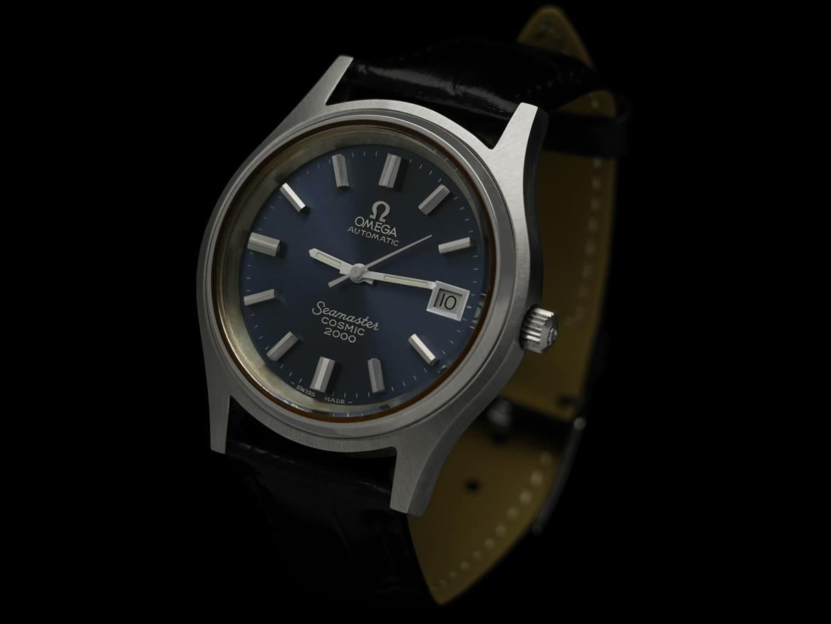 1972 Reloj de buceo para hombre Omega Seamaster Cosmic 2000 Vintage Retro - Acero inoxidable en Excelente estado para la venta en Suwanee, GA