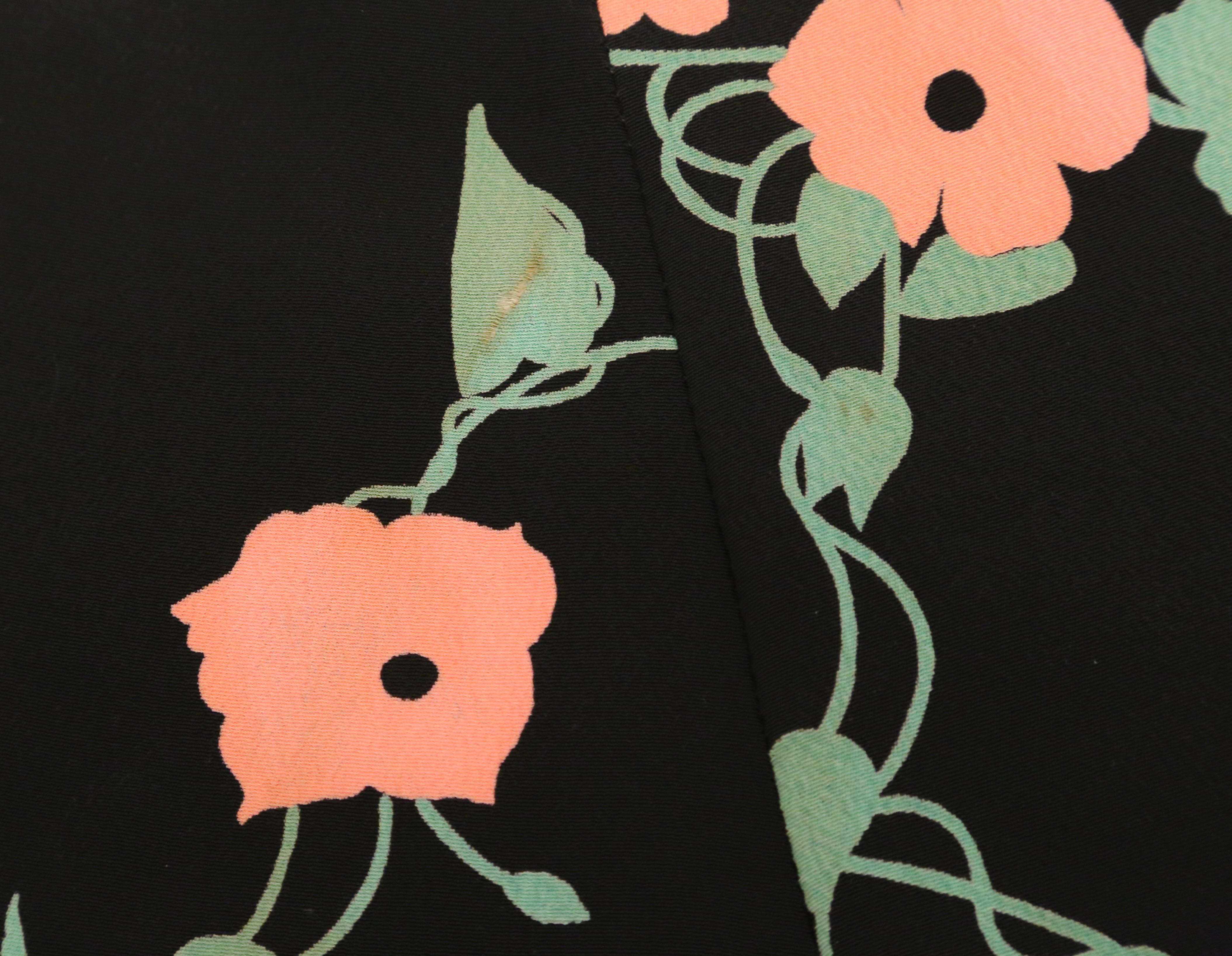 1972 OSSIE CLARK / CELIA BIRTWELL 'BUSY LIZZIE' printed dress 7