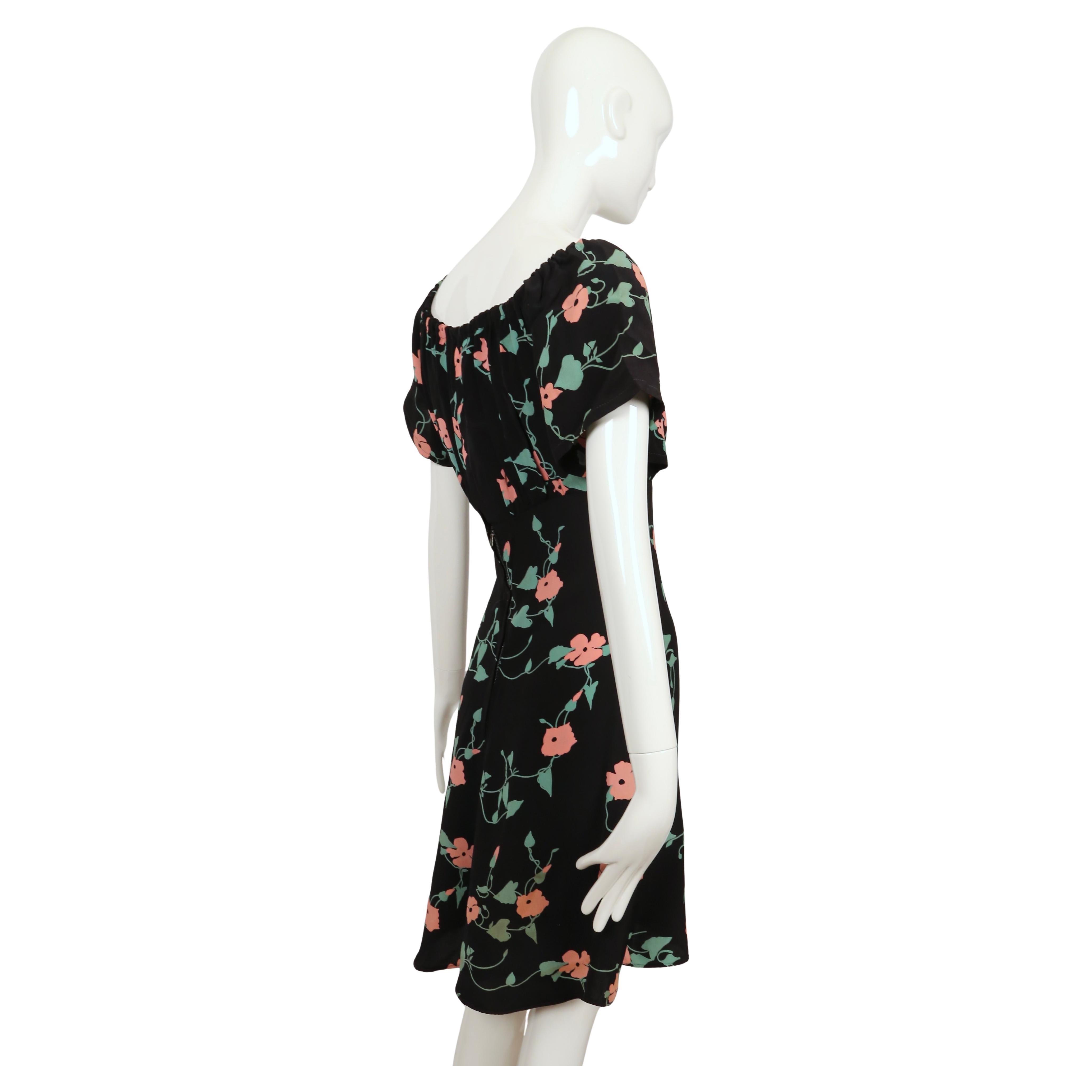 Women's or Men's 1972 OSSIE CLARK / CELIA BIRTWELL 'BUSY LIZZIE' printed dress