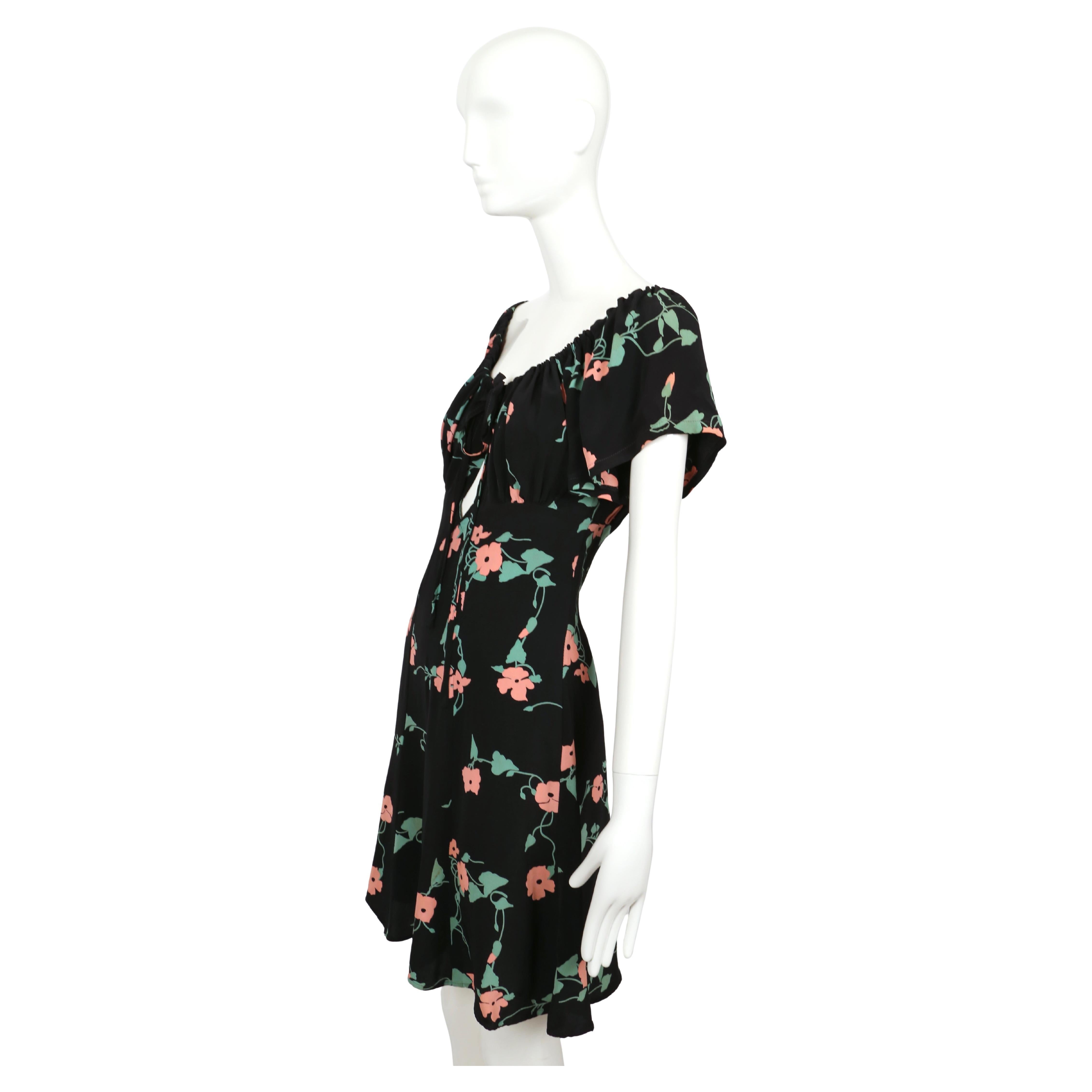 1972 OSSIE CLARK / CELIA BIRTWELL 'BUSY LIZZIE' printed dress 1