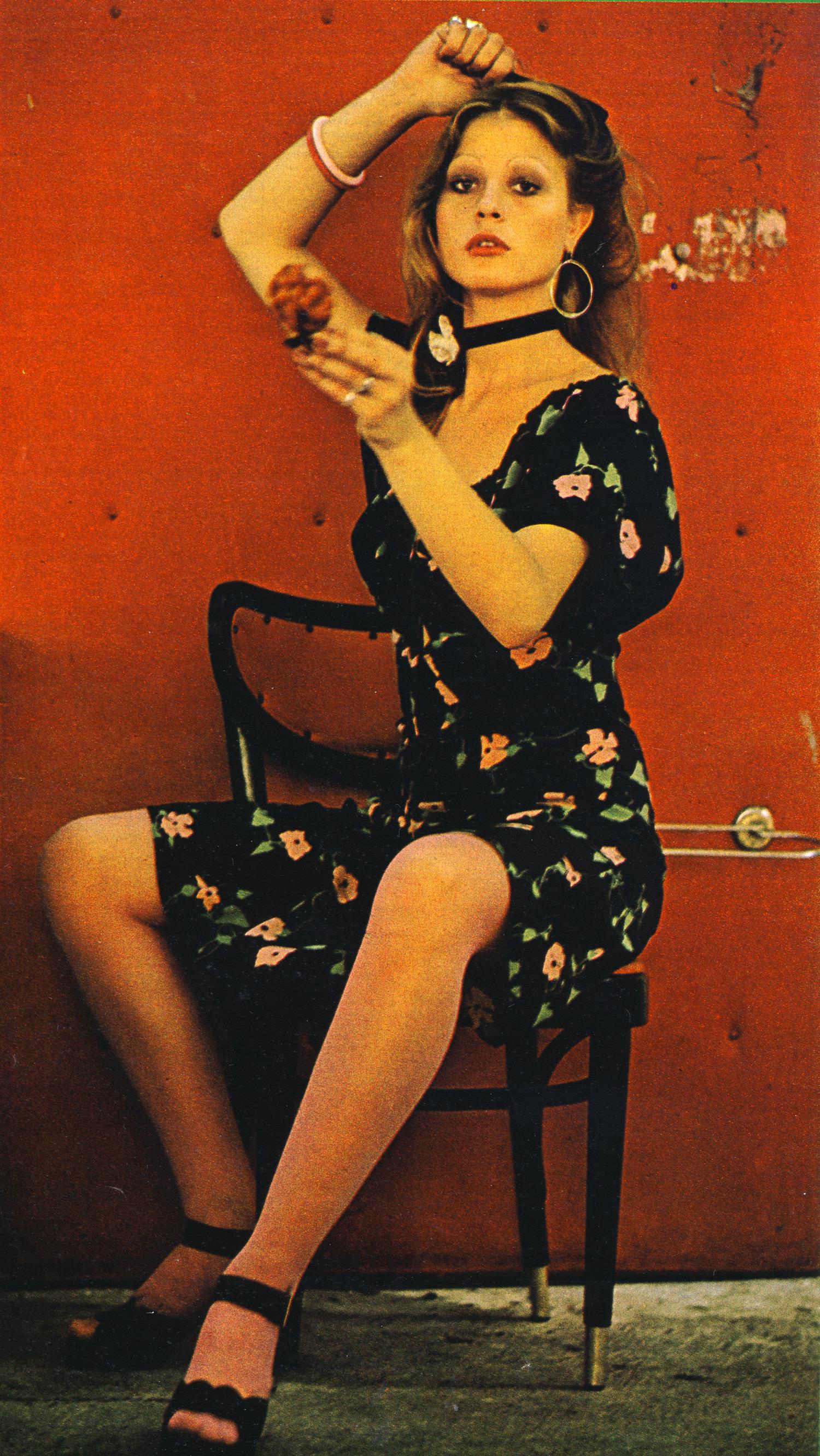 1972 OSSIE CLARK / CELIA BIRTWELL Vestido corto estampado 'BUSY LIZZIE en venta 9