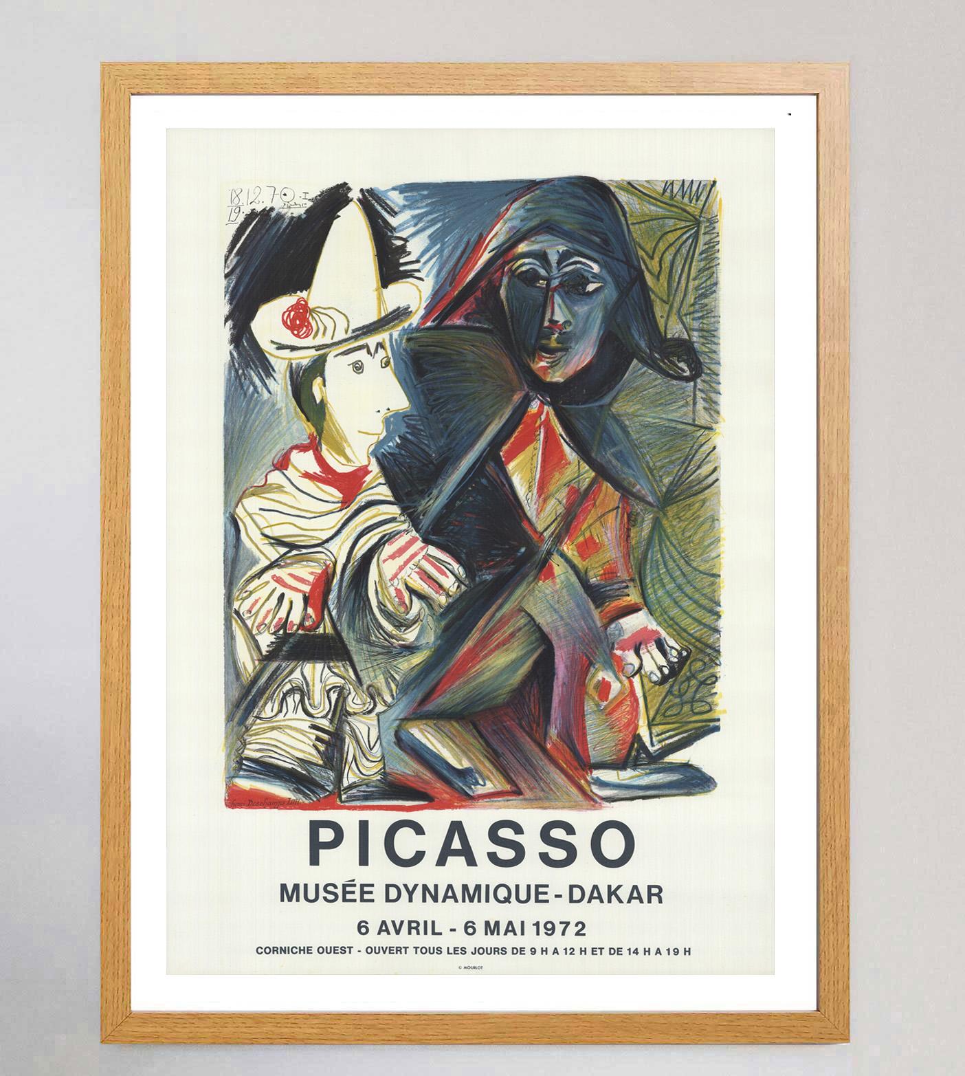 Senegalese 1972 Pablo Picasso - Musee Dynamique - Dakar Original Vintage Poster For Sale