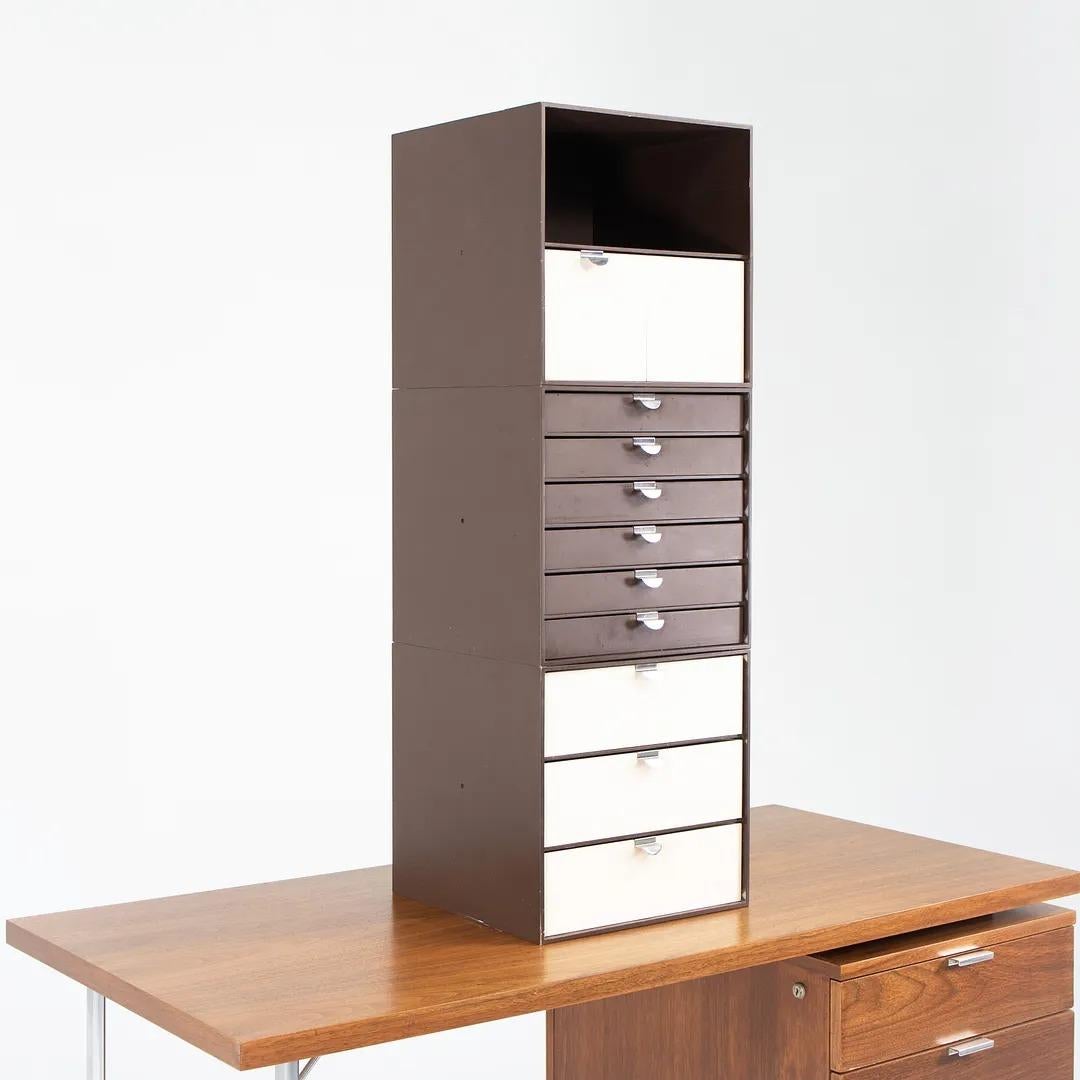 This is a Palanox organizer, designed by Ristomatti Ratia in 1972. This forward-thinking system for organizational living was only in production for a few years in the early 1970s. Its production became obsolete once the 1973 gas crisis took hold,