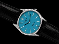 1972 Rolex Cellini Vintage Mens Handwound Ref. 3806 TV Watch - 18K White Gold