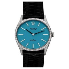 1972 Rolex Cellini Vintage Mens Handwound Ref. 3806 TV Watch - 18K White Gold