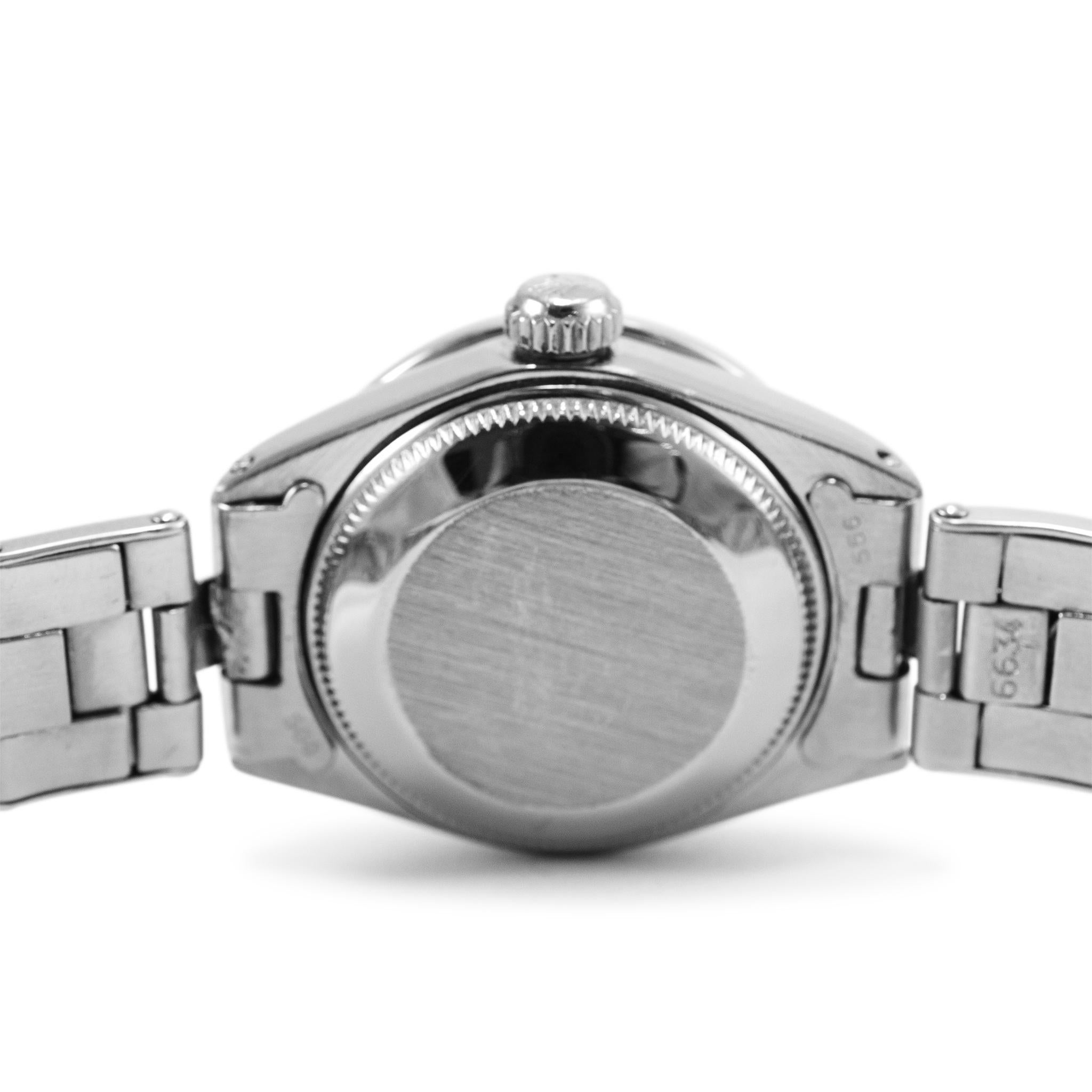 Women's 1972 Rolex Lady Datejust 26MM 6916 Diamond Dial & Bezel Stainless Steel Watch