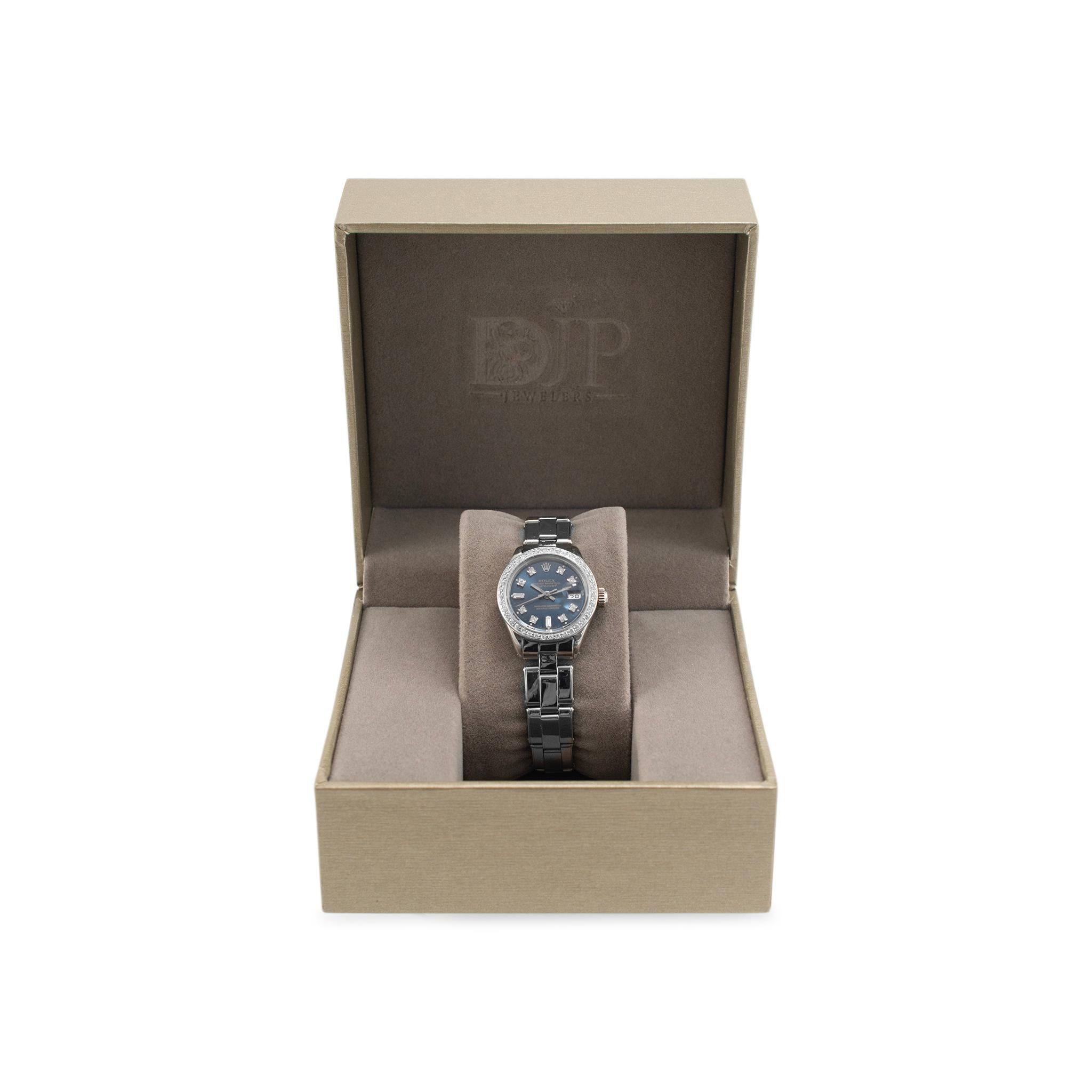 1972 Rolex Lady Datejust 26MM 6916 Diamond Dial & Bezel Stainless Steel Watch 3