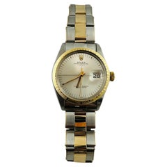 1972 Rolex Zephyr 1512 Montre Homme Acier 14K Or Jaune #15772