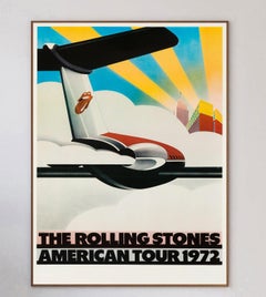 1972 Rolling Stones, American Tour 1972 Original Vintage Poster