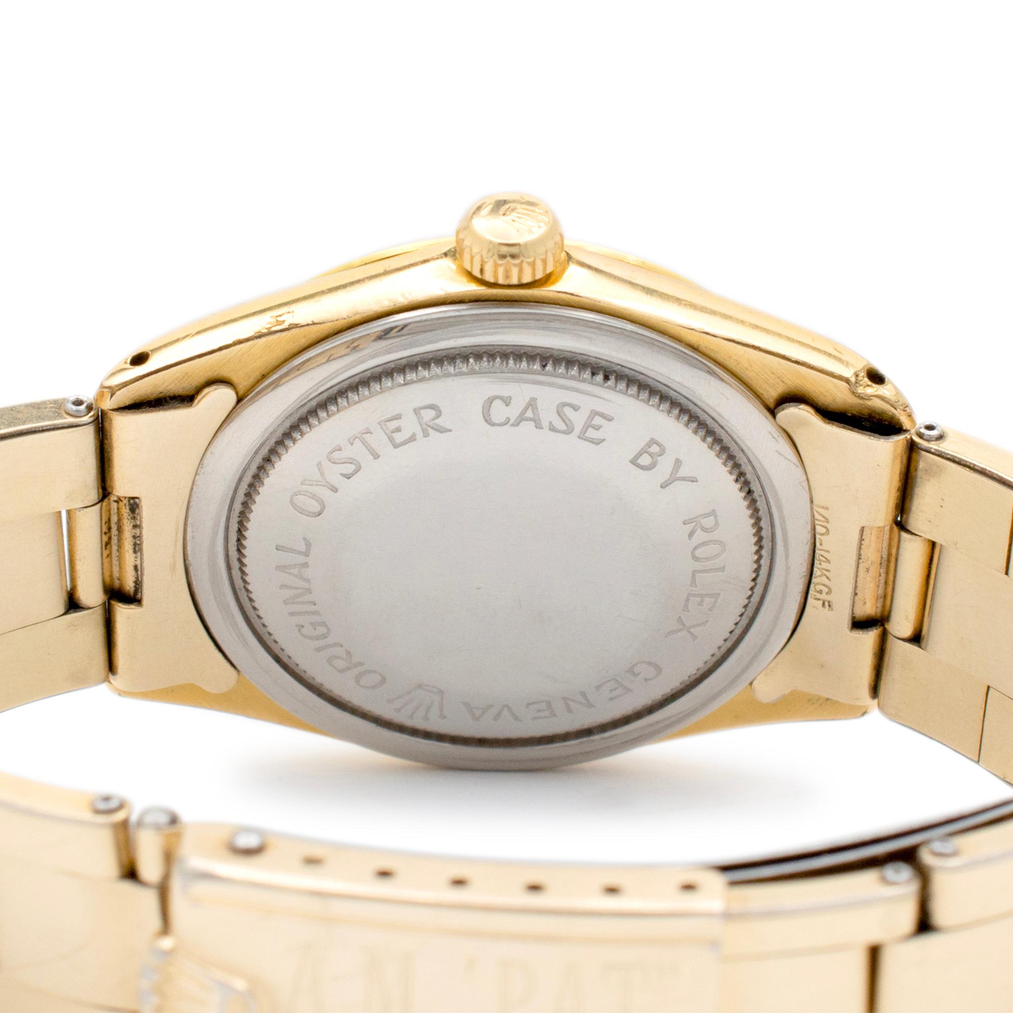 1972 Vintage Tudor Prince Oysterdate 7996/1 34MM Stahl 14K Gold gefüllt Uhr im Zustand „Hervorragend“ in Houston, TX