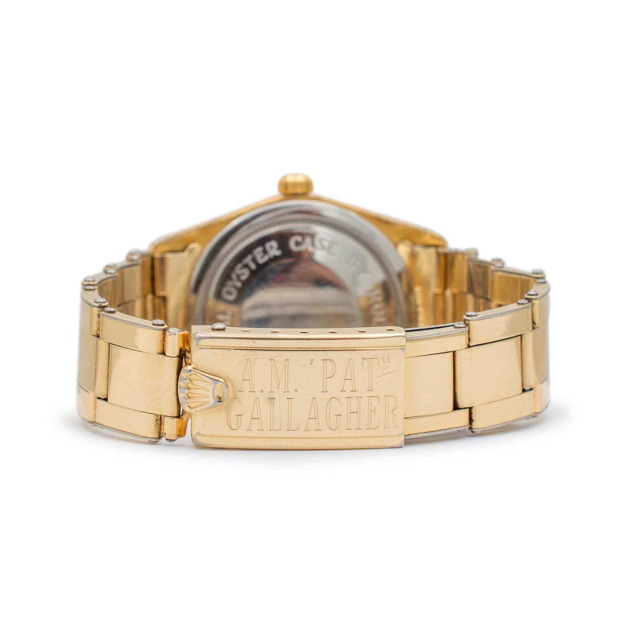 1972 Vintage Tudor Prince Oysterdate 7996/1 34MM Stahl 14K Gold gefüllt Uhr für Damen oder Herren