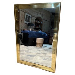 1973 Brass Wall Mirror Carvers Guild Carl Canner Designer MA