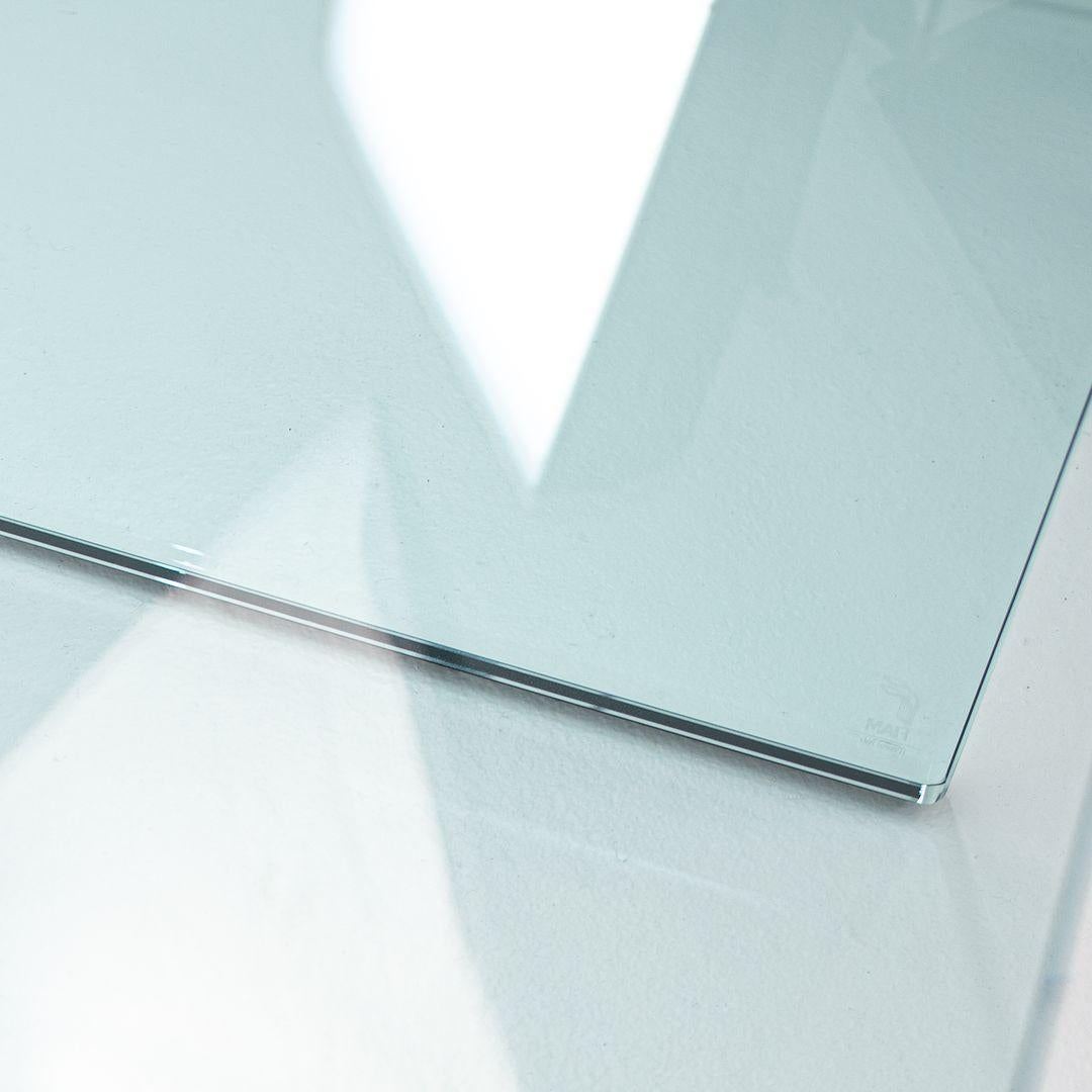 Late 20th Century 1973 Curved Glass Ponte Coffee Table by Angelo Cortesi for Fiam Italia