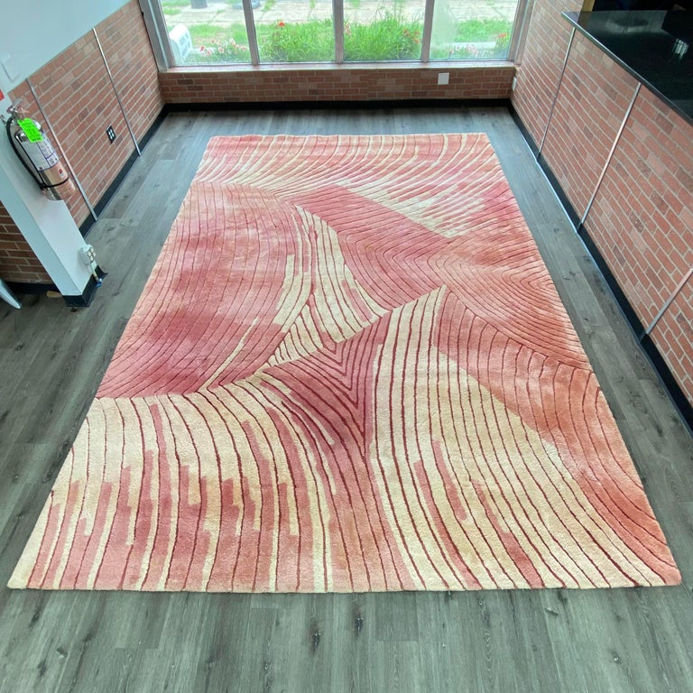 1973, Edward Fields Geometric Postmodern Rug For Sale at 1stDibs