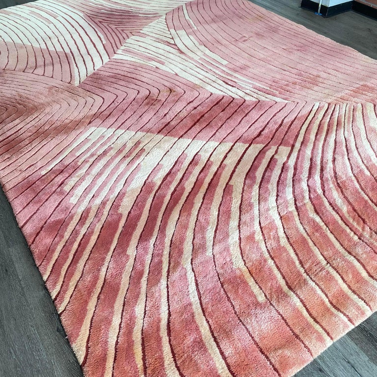 1973, Edward Fields Geometric Postmodern Rug For Sale at 1stDibs