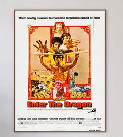 1973 Enter the Dragon Original Vintage Poster
