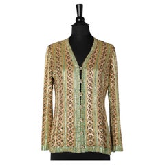 1973 full embroidered Couture Jacket Yves Saint Laurent 