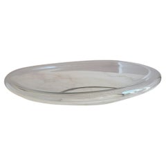 1973 Centro de mesa de vidrio soplado a mano de Vistosi, Firmado