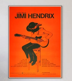 1973 Jimi Hendrix 'A Film About' Original Vintage Poster