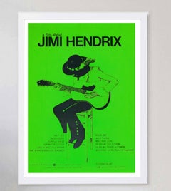 1973 Jimi Hendrix (A Film About) Original Vintage Poster