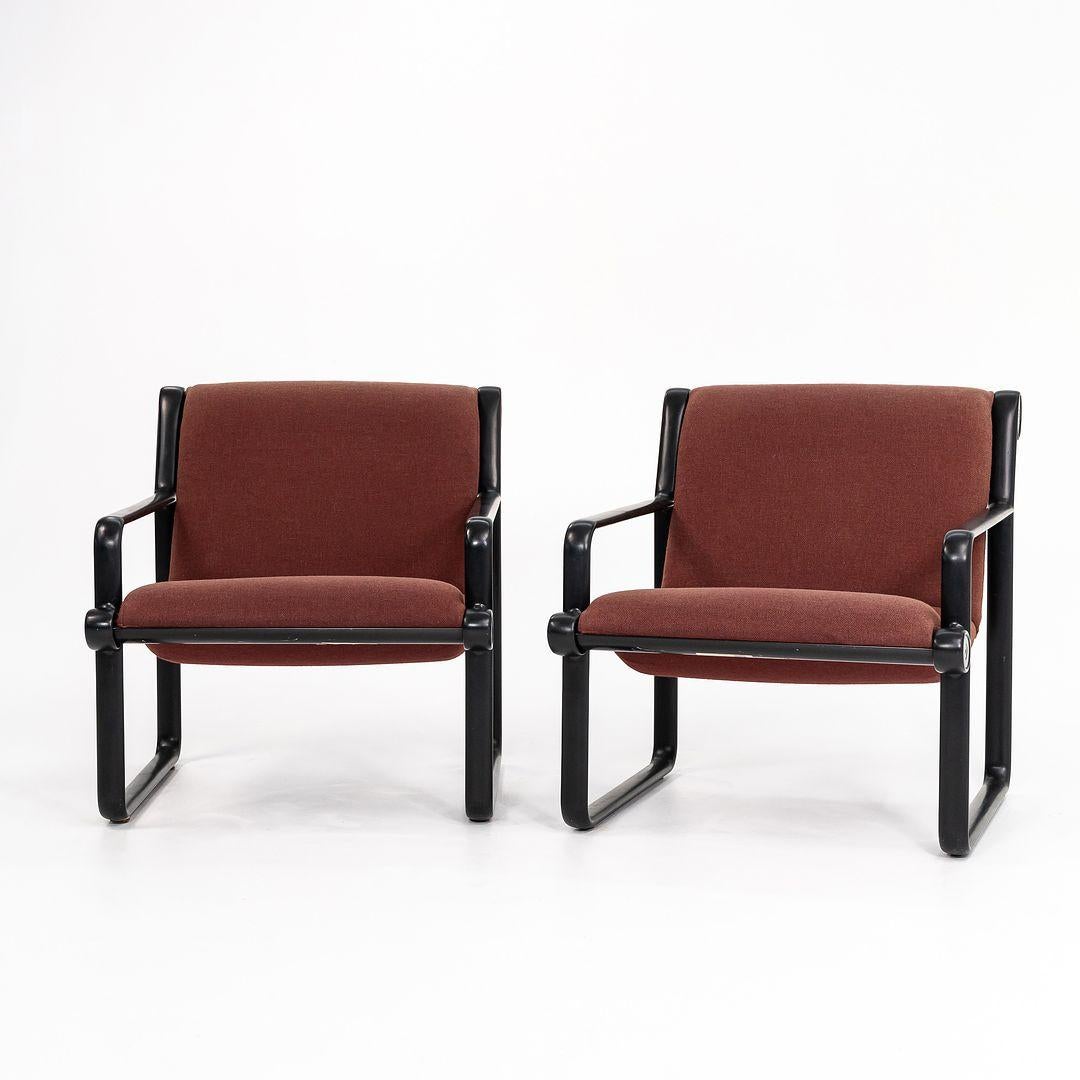 American 1973 Knoll Sling Lounge Chair by Bruce Hannah and Andrew Morrison 2x Available For Sale