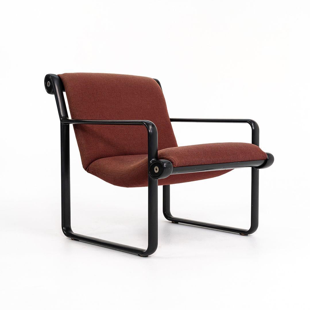 1973 Knoll Sling Lounge Chair by Bruce Hannah and Andrew Morrison 2x Available In Good Condition For Sale In Philadelphia, PA
