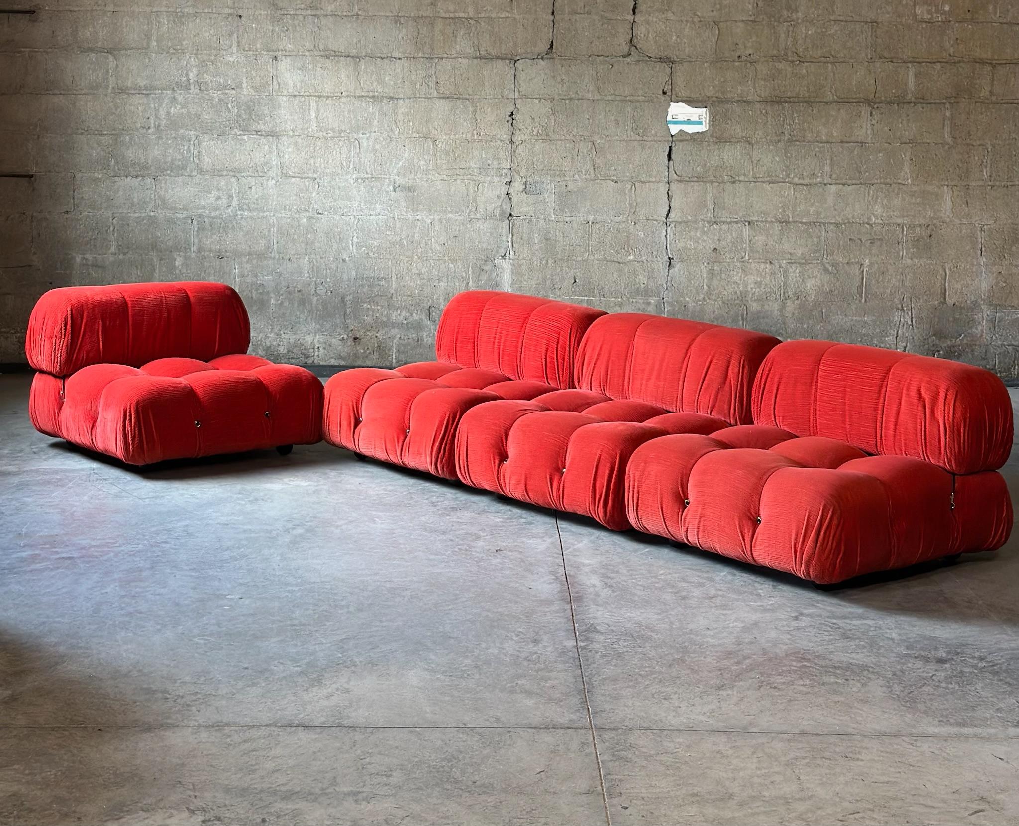 1973 Mario Bellini para B&B Italia Sofá modular Camaleonda finales del siglo XX en venta