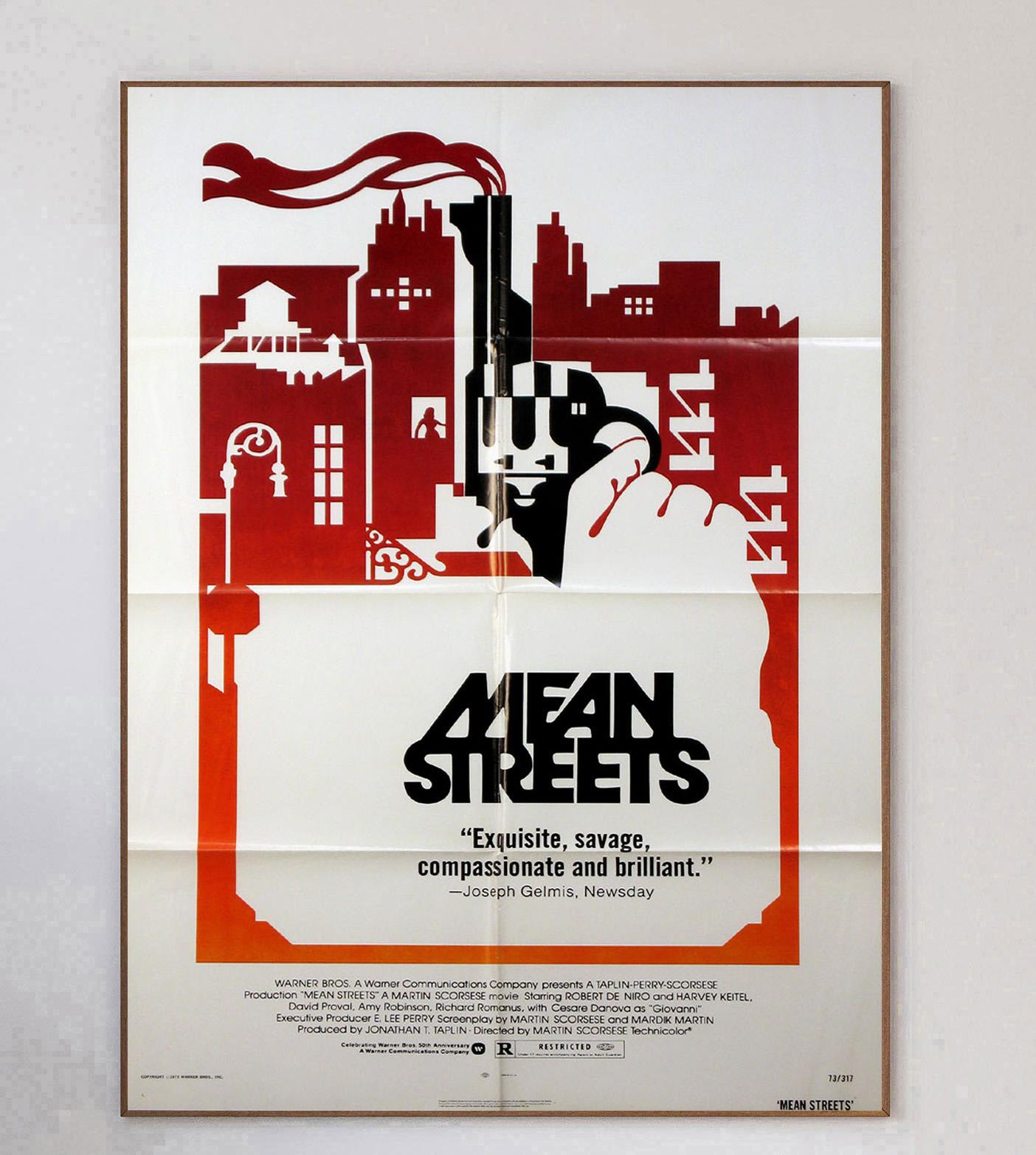 Americano Mean Streets 1973 Poster originale d'epoca in vendita