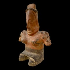 1973 Mexican Colima Nayarit Style Terracotta Figural Sculpture